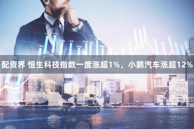 配资界 恒生科技指数一度涨超1%，小鹏汽车涨超12%
